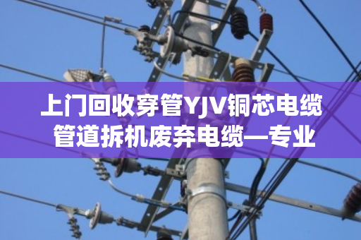 上门回收穿管YJV铜芯电缆 管道拆机废弃电缆—专业处理,省心又省力 上门回收穿管YJV铜芯电缆 管道拆机废弃电缆—专业处理,省心又省力
