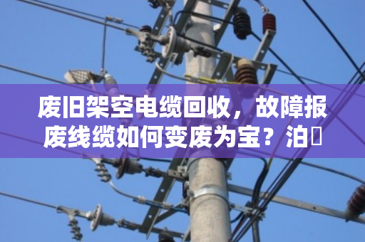 废旧架空电缆回收，故障报废线缆如何变废为宝？泊祎回收帮你省心处理