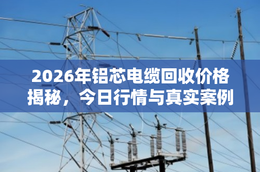 2026年铝芯电缆回收价格揭秘，今日行情与真实案例分享