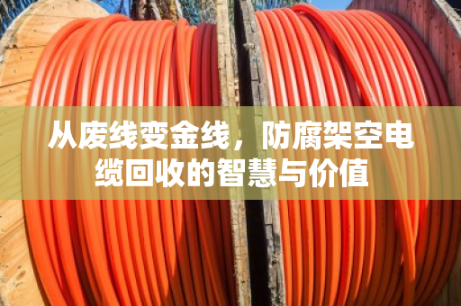 从废线变金线,防腐架空电缆回收的智慧与价值 从废线变金线,防腐架空电缆回收的智慧与价值