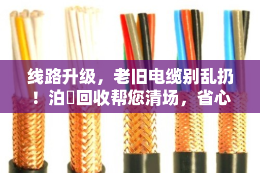 线路升级,老旧电缆别乱扔!泊祎回收帮您清场,省心又划算 线路升级,老旧电缆别乱扔!泊祎回收帮您清场,省心又划算