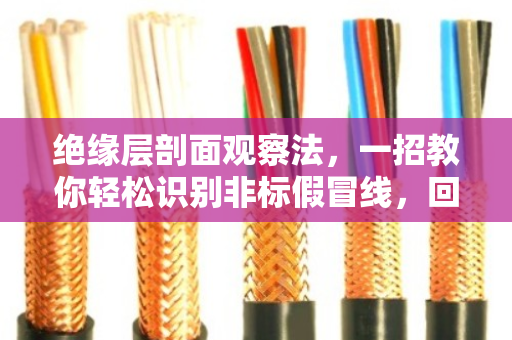 绝缘层剖面观察法,一招教你轻松识别非标假冒线,回收不再踩坑 绝缘层剖面观察法,一招教你轻松识别非标假冒线,回收不再踩坑