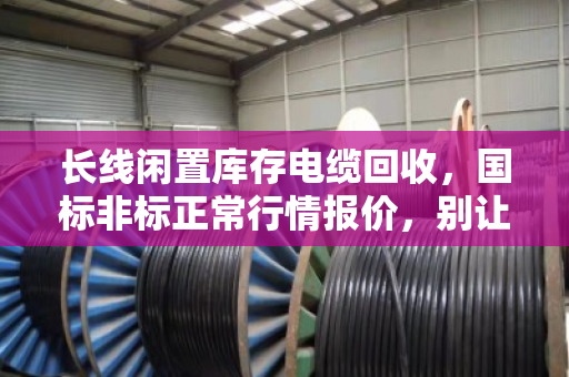 长线闲置库存电缆回收，国标非标正常行情报价，别让铜芯烂在仓库里