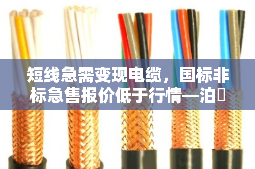 短线急需变现电缆，国标非标急售报价低于行情—泊祎回收为您快速盘活资金