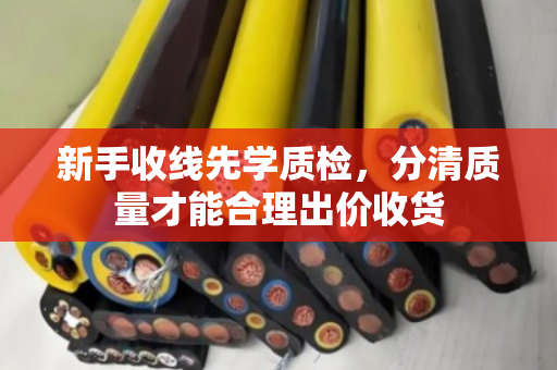 新手收线先学质检,分清质量才能合理出价收货 新手收线先学质检,分清质量才能合理出价收货