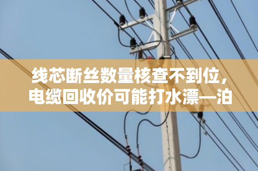 线芯断丝数量核查不到位,电缆回收价可能打水漂—泊祎回收的实战经验 线芯断丝数量核查不到位,电缆回收价可能打水漂—泊祎回收的实战经验