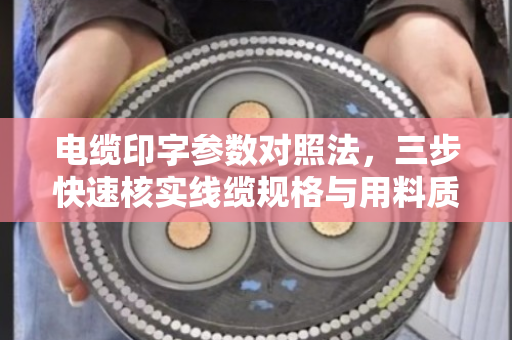 电缆印字参数对照法,三步快速核实线缆规格与用料质量 电缆印字参数对照法,三步快速核实线缆规格与用料质量