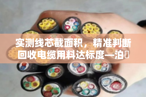 实测线芯截面积，精准判断回收电缆用料达标度—泊祎回收的硬核验货法则