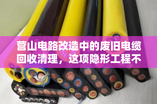营山电路改造中的废旧电缆回收清理,这项隐形工程不能马虎 营山电路改造中的废旧电缆回收清理,这项隐形工程不能马虎