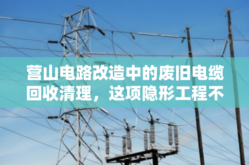 营山电路改造中的废旧电缆回收清理，这项隐形工程不能马虎