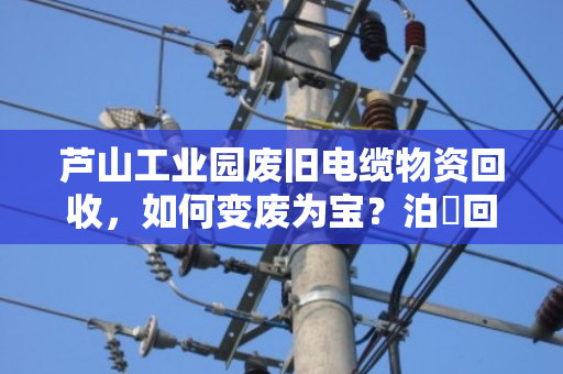 芦山工业园废旧电缆物资回收,如何变废为宝?泊祎回收用专业服务给出答案 芦山工业园废旧电缆物资回收,如何变废为宝?泊祎回收用专业服务给出答案