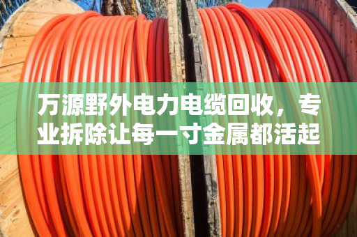 万源野外电力电缆回收，专业拆除让每一寸金属都活起来