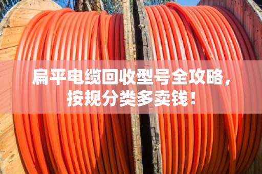 扁平电缆回收型号全攻略，按规分类多卖钱！