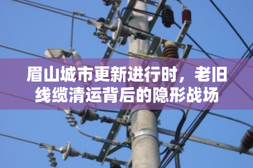 眉山城市更新进行时,老旧线缆清运背后的隐形战场 眉山城市更新进行时,老旧线缆清运背后的隐形战场