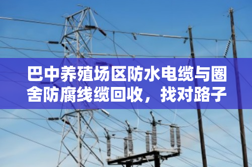巴中养殖场区防水电缆与圈舍防腐线缆回收,找对路子省心又省钱 巴中养殖场区防水电缆与圈舍防腐线缆回收,找对路子省心又省钱
