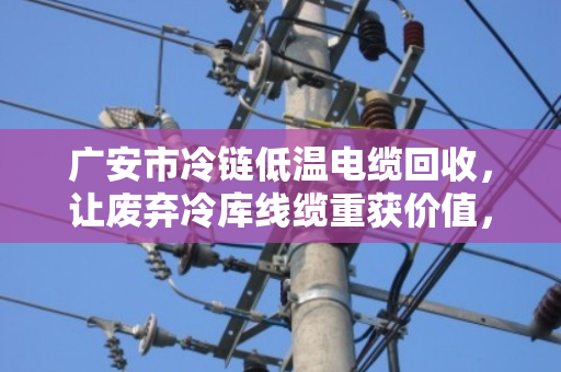 广安市冷链低温电缆回收，让废弃冷库线缆重获价值，助力绿色节能