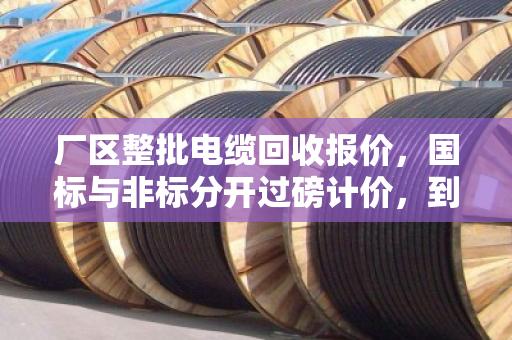 厂区整批电缆回收报价,国标与非标分开过磅计价,到底能省多少钱? 厂区整批电缆回收报价,国标与非标分开过磅计价,到底能省多少钱?