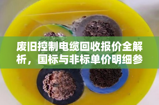 废旧控制电缆回收报价全解析，国标与非标单价明细参考