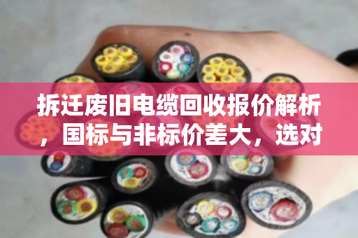 拆迁废旧电缆回收报价解析,国标与非标价差大,选对回收商是关键 拆迁废旧电缆回收报价解析,国标与非标价差大,选对回收商是关键