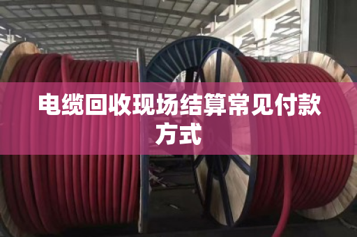 电缆回收现场结算常见付款方式 电缆回收现场结算常见付款方式
