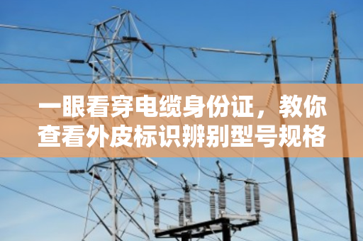 一眼看穿电缆身份证，教你查看外皮标识辨别型号规格