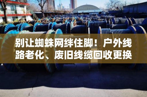 别让蜘蛛网绊住脚！户外线路老化、废旧线缆回收更换，这份安全指南请收好