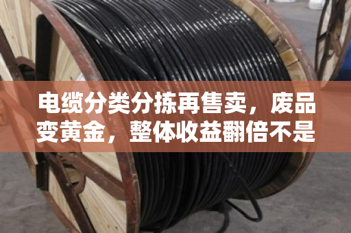 电缆分类分拣再售卖,废品变黄金,整体收益翻倍不是梦 电缆分类分拣再售卖,废品变黄金,整体收益翻倍不是梦