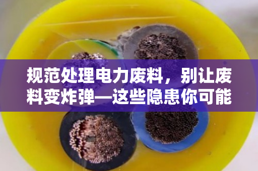规范处理电力废料,别让废料变炸弹—这些隐患你可能从没想过 规范处理电力废料,别让废料变炸弹—这些隐患你可能从没想过