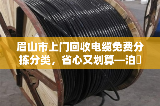 眉山市上门回收电缆免费分拣分类,省心又划算—泊祎回收为你的废品变废为宝 眉山市上门回收电缆免费分拣分类,省心又划算—泊祎回收为你的废品变废为宝