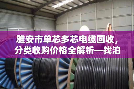 雅安市单芯多芯电缆回收，分类收购价格全解析—找泊祎回收，省心又划算
