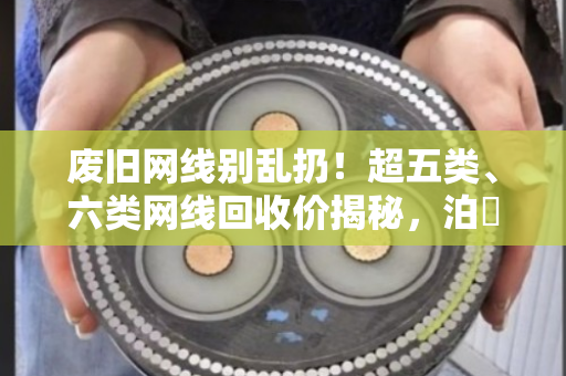 废旧网线别乱扔！超五类、六类网线回收价揭秘，泊祎回收上门变废为宝
