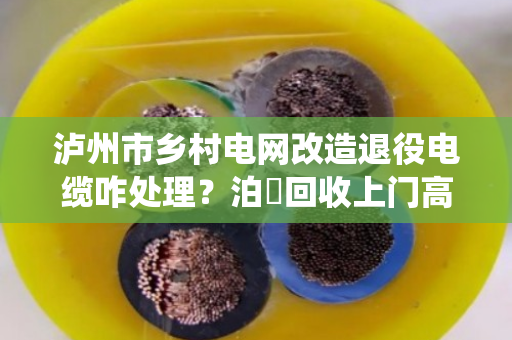 泸州市乡村电网改造退役电缆咋处理？泊祎回收上门高价变现