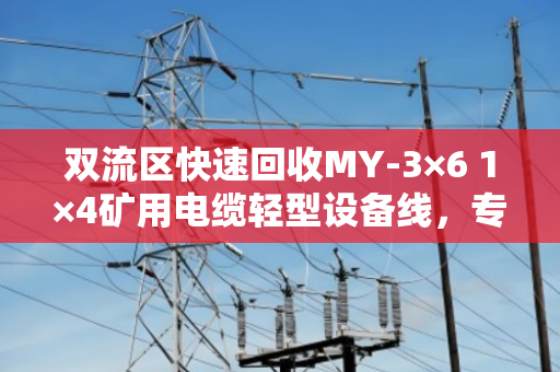 双流区快速回收MY-3×6 1×4矿用电缆轻型设备线,专业高效省心省力 双流区快速回收MY-3×6 1×4矿用电缆轻型设备线,专业高效省心省力