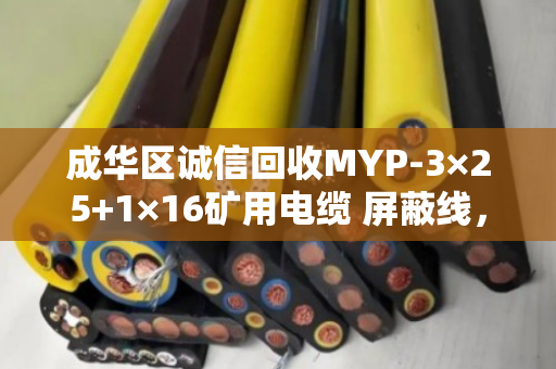 成华区诚信回收MYP-3×25+1×16矿用电缆 屏蔽线,专业服务,值得信赖 成华区诚信回收MYP-3×25+1×16矿用电缆 屏蔽线,专业服务,值得信赖