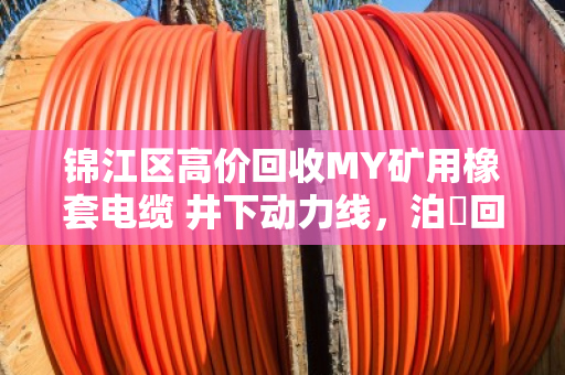锦江区高价回收MY矿用橡套电缆 井下动力线，泊祎回收为您提供一站式专业服务
