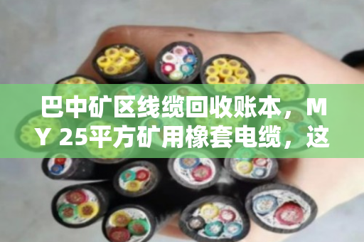 巴中矿区线缆回收账本,MY 25平方矿用橡套电缆,这条常用动力线值多少钱? 巴中矿区线缆回收账本,MY 25平方矿用橡套电缆,这条常用动力线值多少钱?