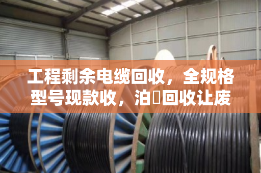 工程剩余电缆回收，全规格型号现款收，泊祎回收让废缆变现金