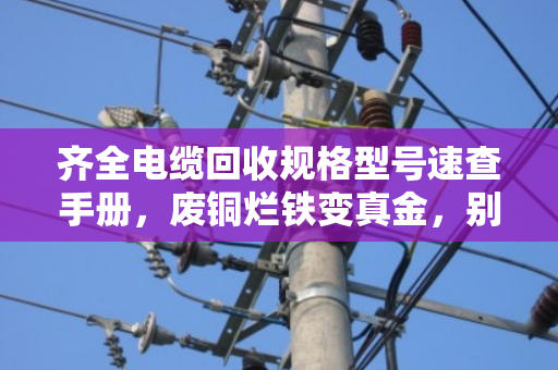 齐全电缆回收规格型号速查手册，废铜烂铁变真金，别让旧电缆在墙角吃灰