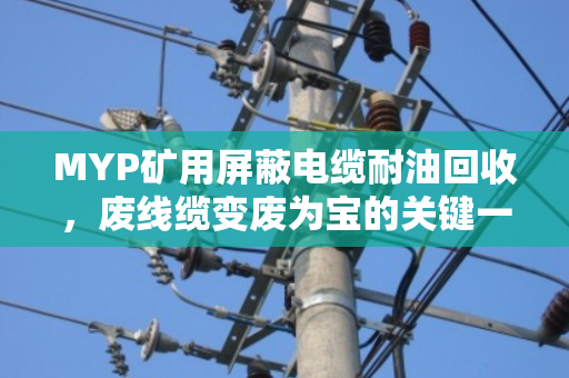 MYP矿用屏蔽电缆耐油回收，废线缆变废为宝的关键一步