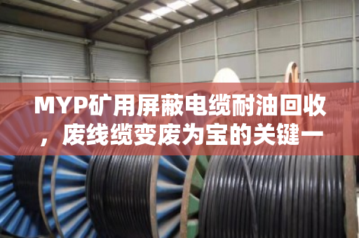 MYP矿用屏蔽电缆耐油回收，废线缆变废为宝的关键一步