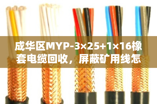 成华区MYP-3×25+1×16橡套电缆回收，屏蔽矿用线怎么处理？泊祎回收帮你省心变现