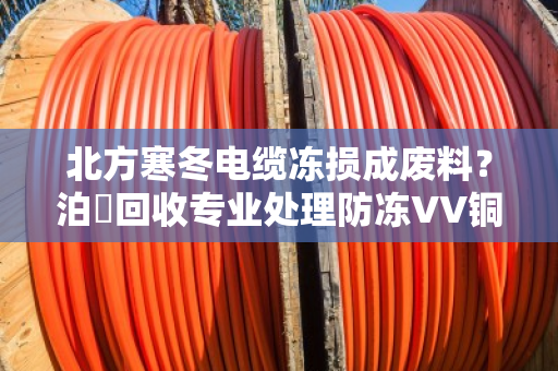 北方寒冬电缆冻损成废料?泊祎回收专业处理防冻VV铜芯电缆,变废为宝省大钱 北方寒冬电缆冻损成废料?泊祎回收专业处理防冻VV铜芯电缆,变废为宝省大钱