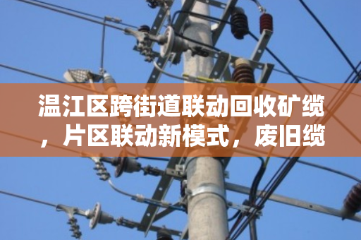 温江区跨街道联动回收矿缆，片区联动新模式，废旧缆线变废为宝