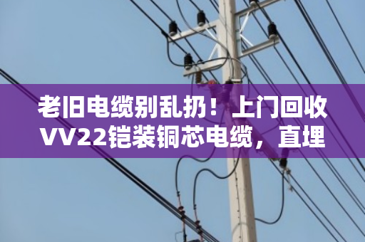 老旧电缆别乱扔!上门回收VV22铠装铜芯电缆,直埋报废线缆一吨多赚3000元 老旧电缆别乱扔!上门回收VV22铠装铜芯电缆,直埋报废线缆一吨多赚3000元