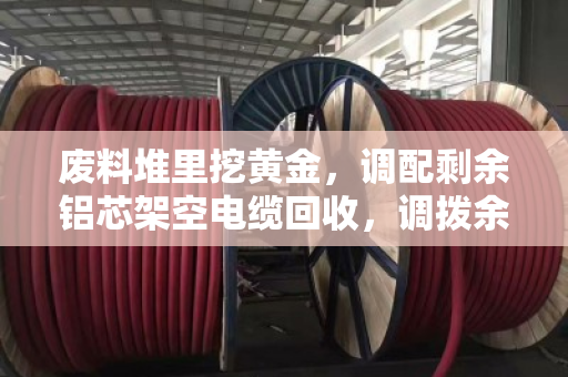 废料堆里挖黄金,调配剩余铝芯架空电缆回收,调拨余下铝芯线让库存变现金 废料堆里挖黄金,调配剩余铝芯架空电缆回收,调拨余下铝芯线让库存变现金