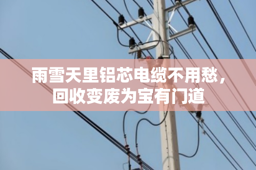 雨雪天里铝芯电缆不用愁,回收变废为宝有门道 雨雪天里铝芯电缆不用愁,回收变废为宝有门道
