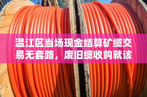 温江区当场现金结算矿缆交易无套路,废旧缆收购就该这么实在 温江区当场现金结算矿缆交易无套路,废旧缆收购就该这么实在