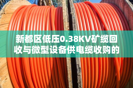 新都区低压0.38KV矿缆回收与微型设备供电缆收购的黄金搭档—泊祎回收助力降本增效