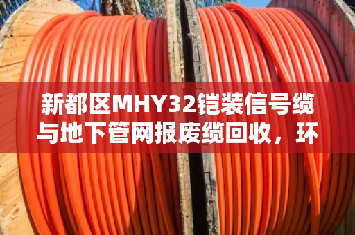新都区MHY32铠装信号缆与地下管网报废缆回收,环保与资源再利用的双赢之道 新都区MHY32铠装信号缆与地下管网报废缆回收,环保与资源再利用的双赢之道