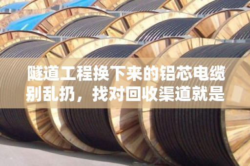 隧道工程换下来的铝芯电缆别乱扔,找对回收渠道就是一笔大收益 隧道工程换下来的铝芯电缆别乱扔,找对回收渠道就是一笔大收益